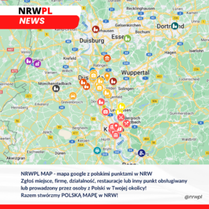 Read more about the article 🗺️🌍 Odkrywamy Polonię w NRW: Różnorodność, Przedsiębiorczość i NRWPL MAP 🇵🇱🌟
